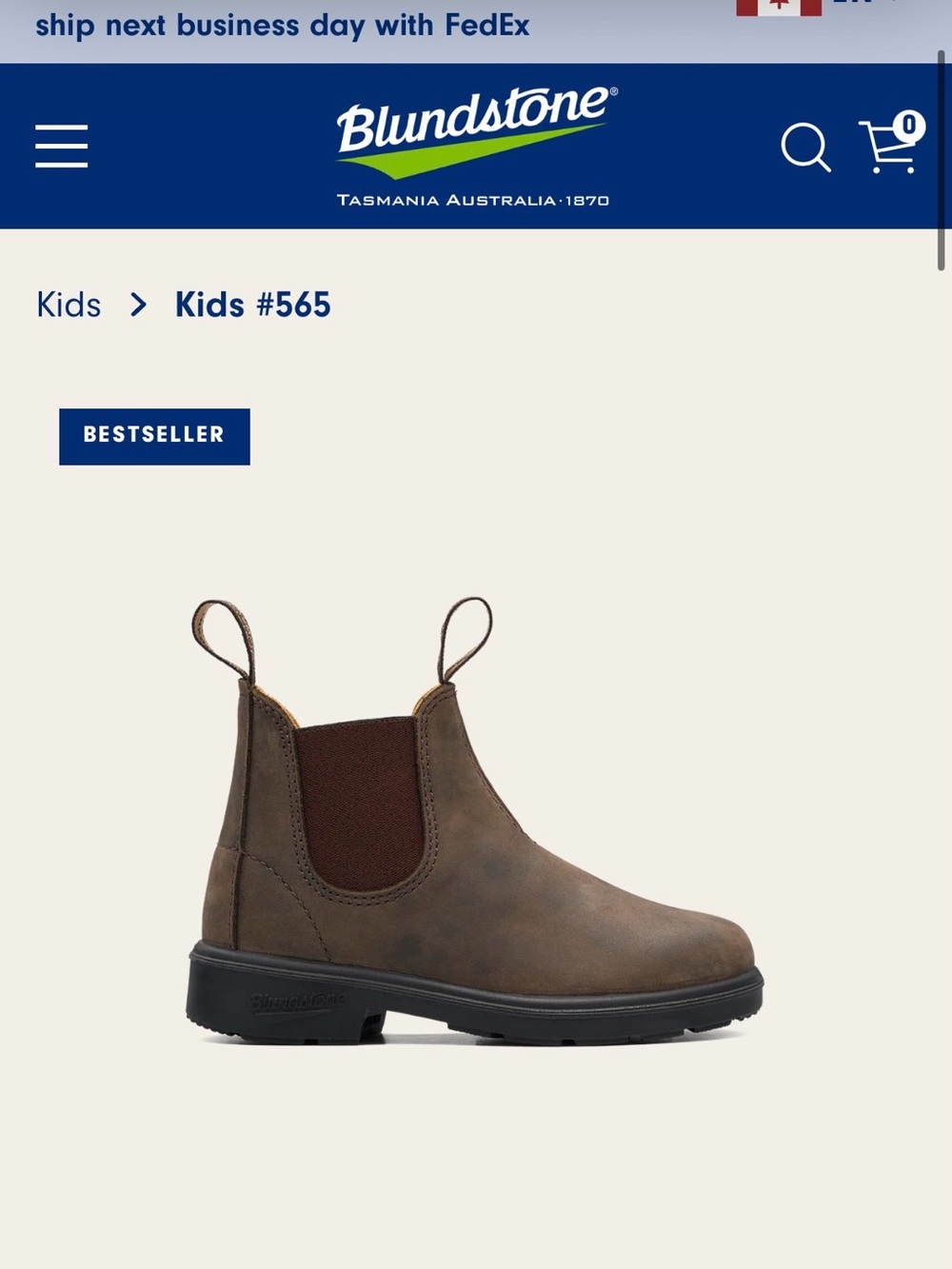 Blundstone Kids Chelsea Boot